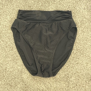 Maillot Black Textured‎ Swim Bottom Size XS Pre-owned